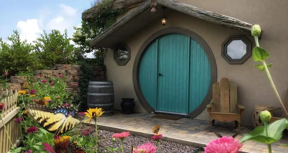 Une maison de hobbit