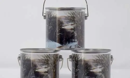 Galerie River Bend Boîtes de conserve peintes