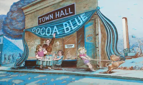 œuvre d'art d'un magasin