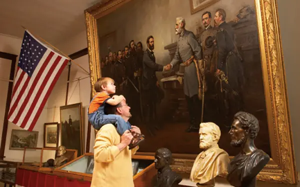 La célèbre peinture de Thomas Nast de 1895, Peace in Union, au Grant Museum, Galena