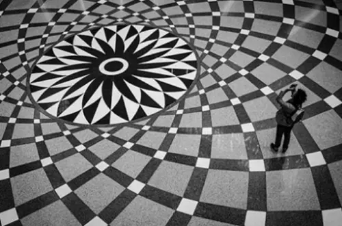 motif sur le sol