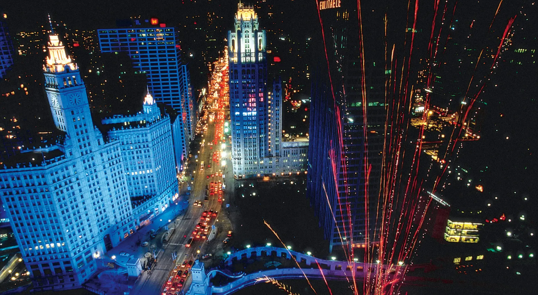 Feu d'artifice du Nouvel An