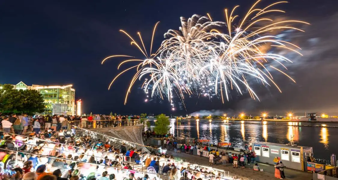 Feux d'artifice à Navy Pier