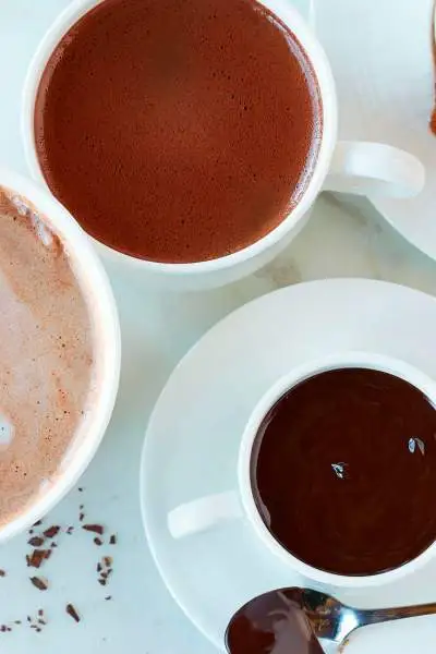 Boissons au chocolat chaud