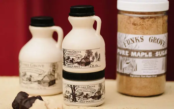 Contenants de sirop d'érable pur