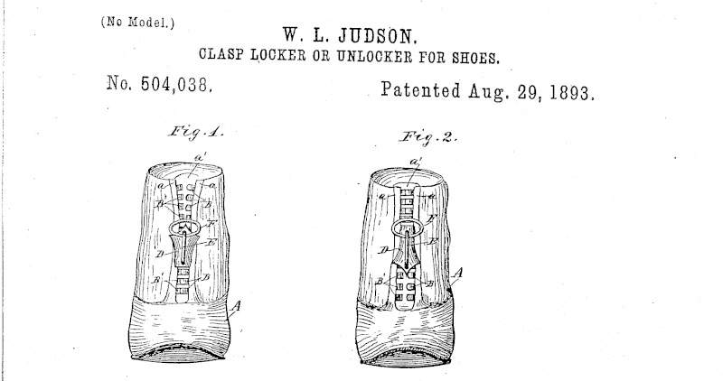 Le brevet illustré de la fermeture à glissière de Whitcomb Judson