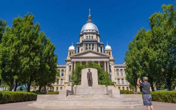 Bâtiment du capitole de l'État à Springfield
