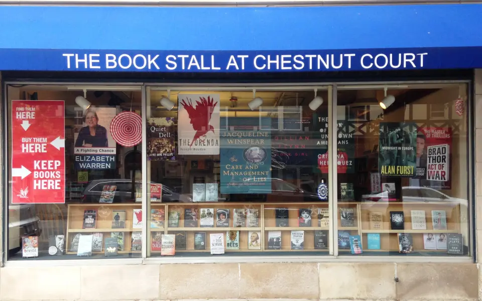 Vue extérieure de la librairie The Book Stall