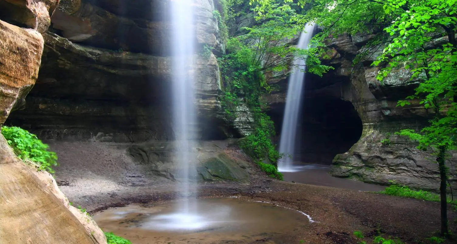 Une chute d'eau