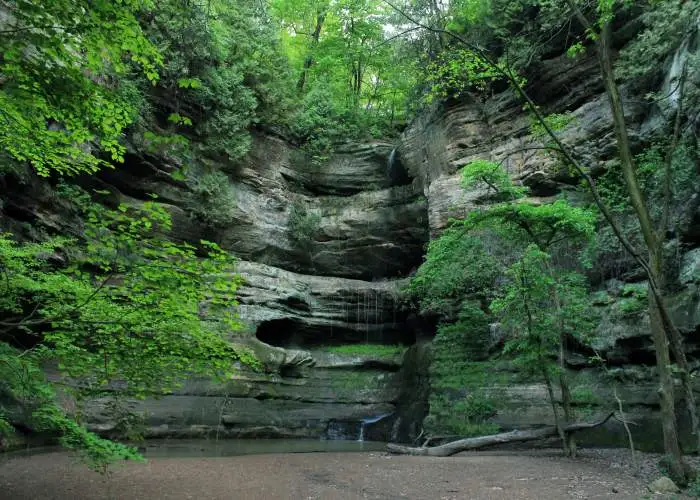 Chute d'eau à Starved Rock State Park