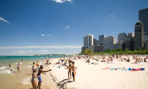 Personnes à la plage