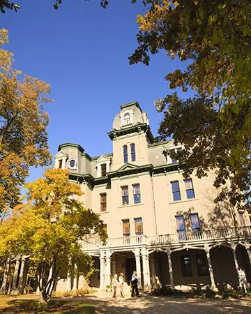 L'extérieur d'un manoir