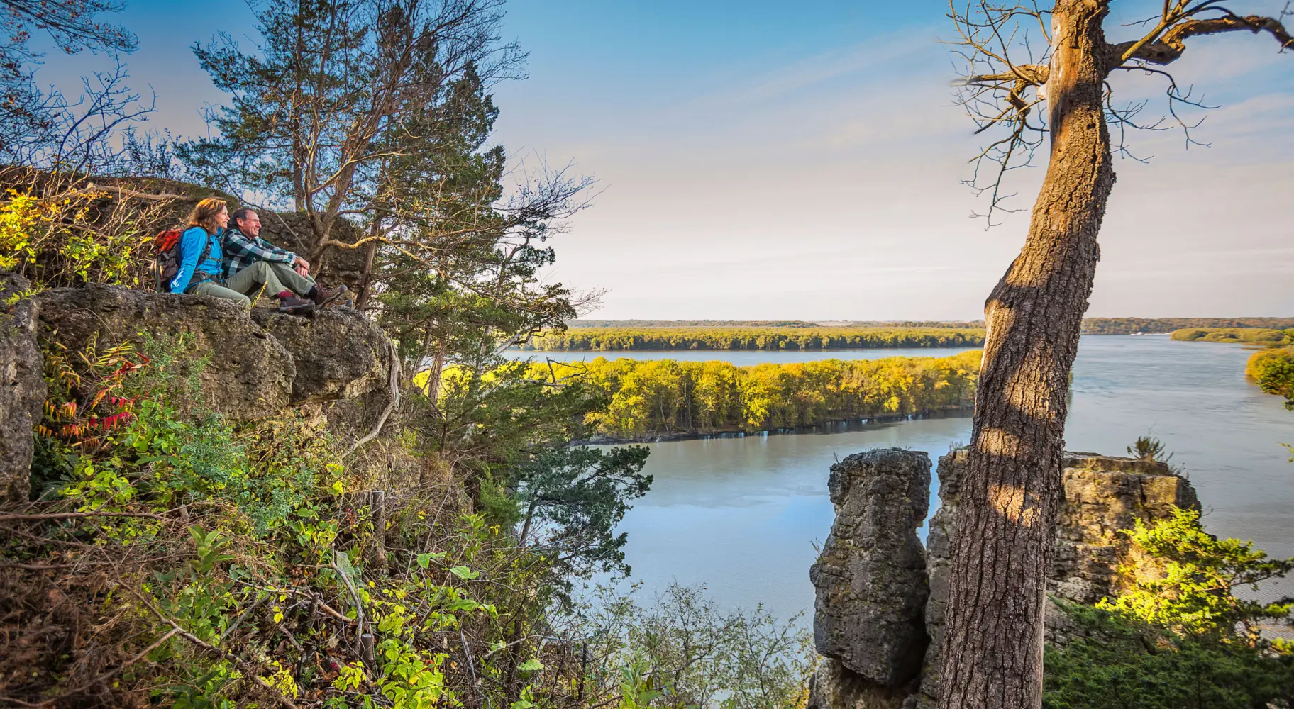 Couple de palissades du Mississippi