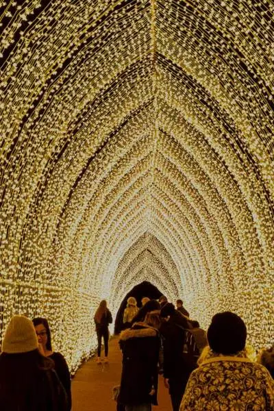 Un tunnel de lumières