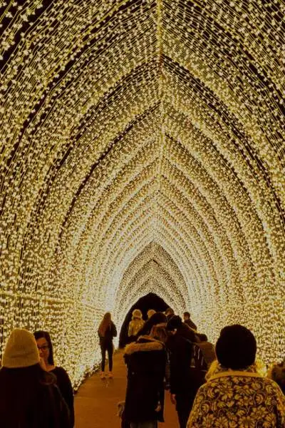 Un tunnel de lumières