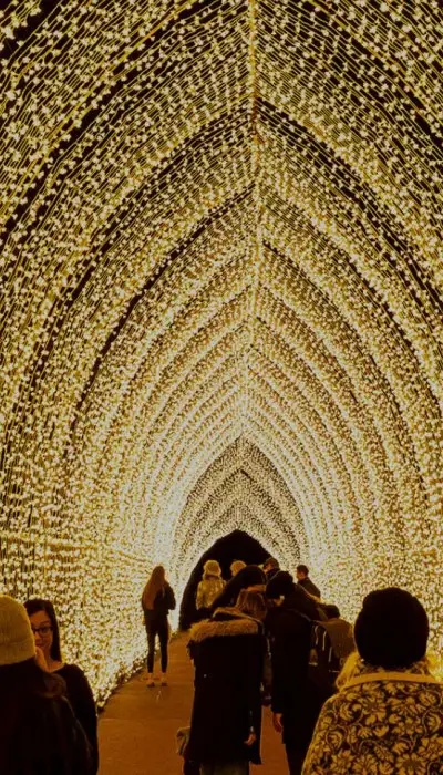 Un tunnel de lumières