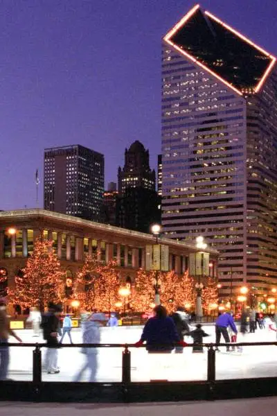 Personnes Patinage de nuit