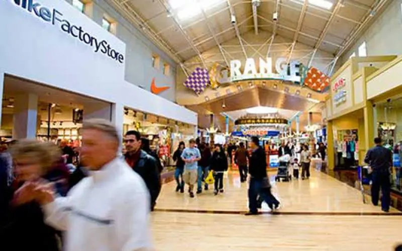 Un large choix de boutiques à Gurnee Mills.