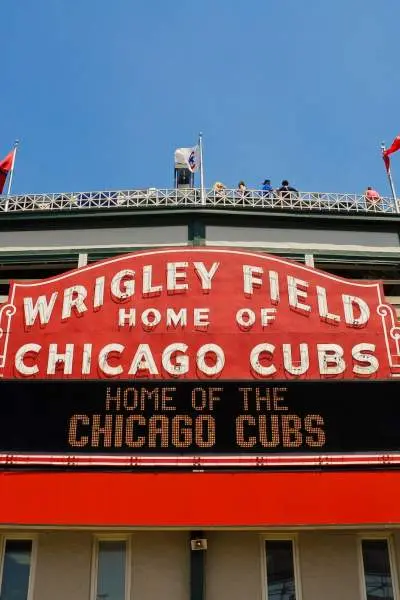 L'enseigne du Wrigley Field