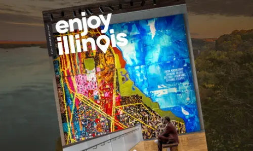 Couverture du magazine « Enjoy Illinois », automne-hiver 2026