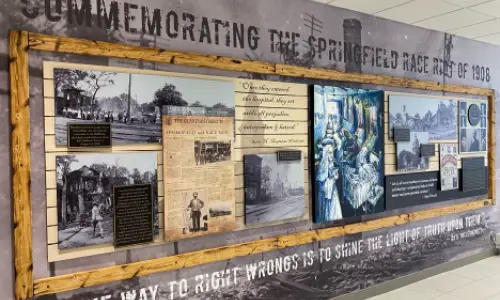 Fresque murale sur les émeutes raciales de Springfield